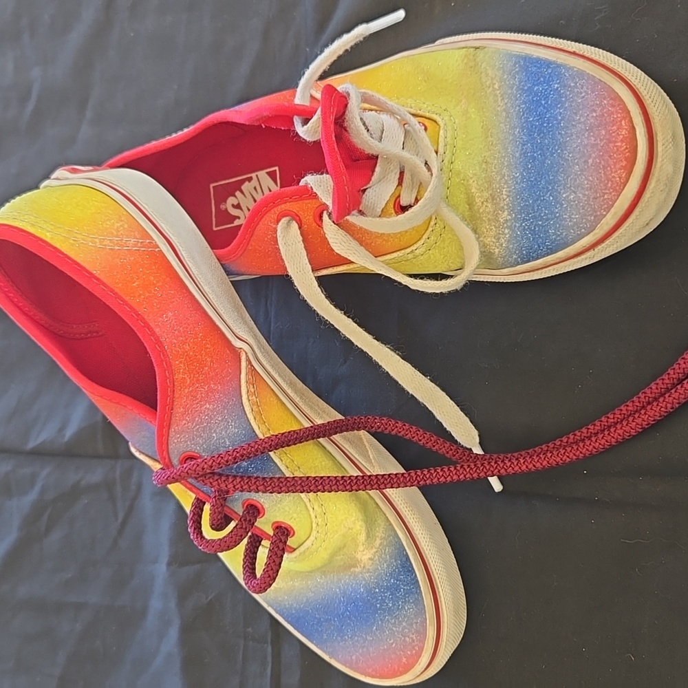 Colorful Kids Vans Sneakers